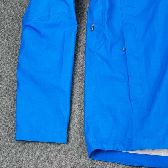 REI Co-op Peak 2.5L Rain Jacket Mens S Blue Hooded Lightweight Waterproof Shell - Picture 3 of 15